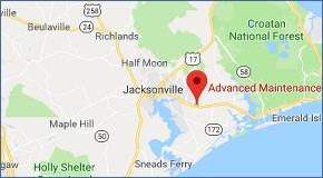 Map - Jacksonville, NC